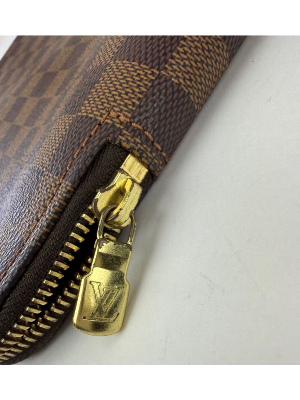 Louis Vuitton Vintage Poche Documents Portfolio case 39 Damier Ebene Case - Picture 4 of 12